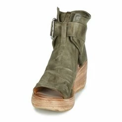 Airstep / A.S.98 NOA BUCKLE Couleur Kaki -Airstep Boutique 13203897 500 C