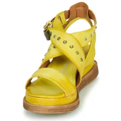 Airstep / A.S.98 LAGOS 2 Couleur Jaune -Airstep Boutique 16637431 500 C