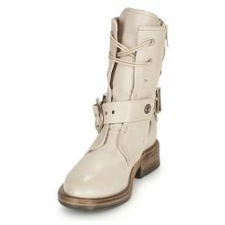 Airstep / A.S.98 FLOWER BUCKLE Couleur Beige -Airstep Boutique 20021520 500 C