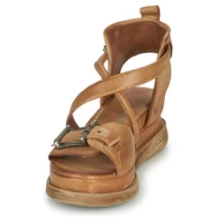 Airstep / A.S.98 LAGOS BUCKLE Couleur Camel -Airstep Boutique 21607774 500 C