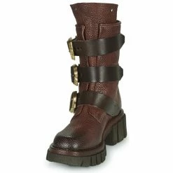 Airstep / A.S.98 HELL BUCKLE Couleur Bordeaux -Airstep Boutique 22484734 500 C