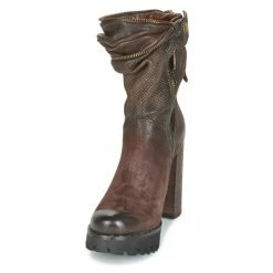 Airstep / A.S.98 BLOC ZIP Couleur Marron -Airstep Boutique 5983845 500 C